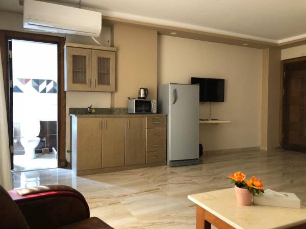 Dreibettzimmer mit Meerblick